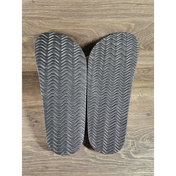 Womens SERRA Rose Gold LEATHER Side Buckle Sandals Shoes 8 Birk - Picture 7 of 7